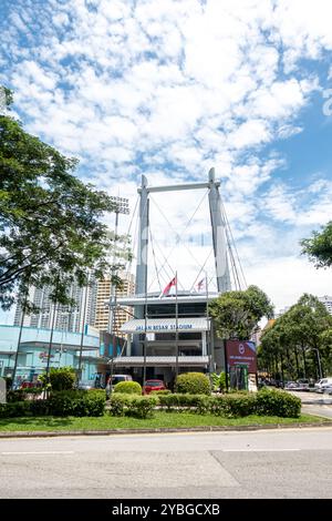 Jalan Besar Sports Centre Singapur - Jalan Besar Stadium draußen Stockfoto