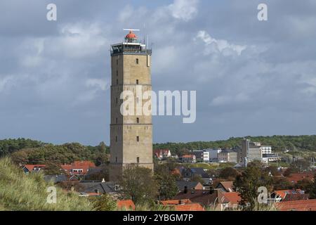 Die brandaris historischen Leuchtturm auf der Insel Terschelling im Norden der Niederlande. Es ist die älteste Leuchtturm in den Niederlanden da Stockfoto