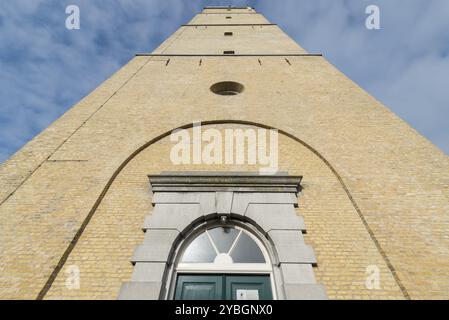 Die berühmte historischen Leuchtturm namens der Brandaris auf dem West-Terschelling auf der Nordsee-Insel Terschelling in den Niederlanden Stockfoto