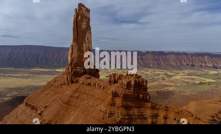 Luftaufnahmen von Utahs faszinierenden Felsformationen halten die atemberaubenden geologischen Wunder des Bundesstaates fest Stockfoto