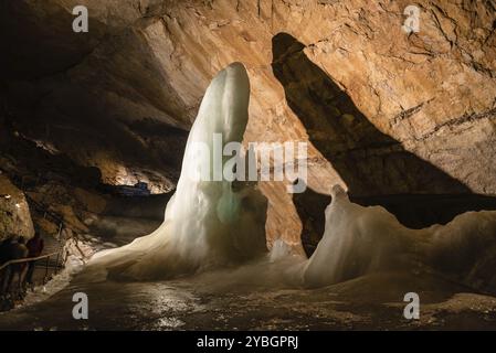 Eishöhle am Dachstein, Alpen Österreich Stockfoto