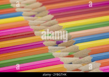 Sammlung von Colorfull Bleistifte als Hintergrundbild Stockfoto