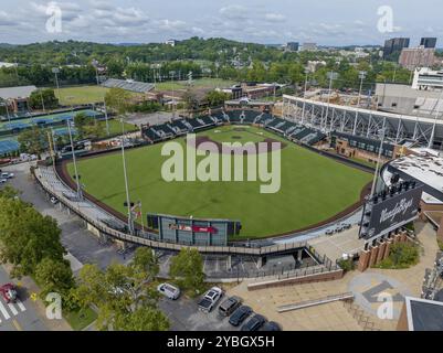 Luftaufnahme der Vanderbilt University in Nashville Tennessee Stockfoto