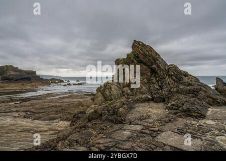 Sir Thomas's Grube und Cross Grube in Bude, Cornwall, England, Großbritannien Stockfoto