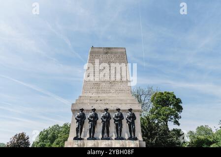 London, Großbritannien, 15. Mai 2019: Das Guards Memorial, auch bekannt als Guards Division war Memorial, ist ein im Freien befindliches Kriegsdenkmal auf der Westseite Stockfoto