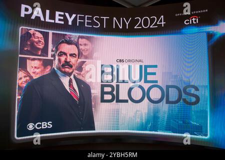 New York, Usa. Oktober 2024. Die Atmosphäre im „Blue Bloods“ während des PaleyFest 2024 im Paley Museum in New York, USA, am 17. Oktober 2024. (Foto von Thenews2/NurPhoto) Credit: NurPhoto SRL/Alamy Live News Stockfoto