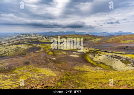 Laki-Krater Stockfoto