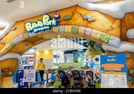 Pororo Park Singapore – Kinderspielplatz im Haus Stockfoto