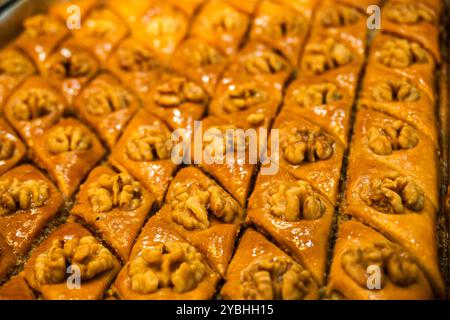 Süße in einem Kuchenhaus. Stockfoto