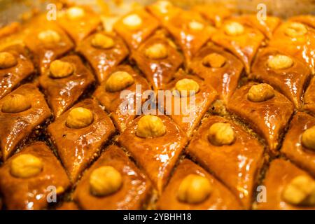 Süße in einem Kuchenhaus. Stockfoto