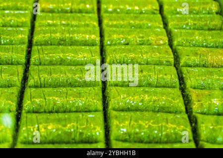 Süße in einem Kuchenhaus. Stockfoto