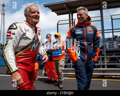 Phillip Island, Australien. Oktober 2024. Phillip Island, 19. Oktober 2024: MotoGP-Legende Giacomo Agostini während der australischen MotoGP 2024. Alamy Live News/Corleve Credit: Corleve/Alamy Live News Stockfoto