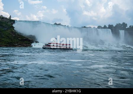 Wunderschöne Niagarafälle, aus der Vogelperspektive, Toronto, Kanada Stockfoto