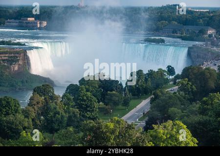 Wunderschöne Niagarafälle, aus der Vogelperspektive, Toronto, Kanada Stockfoto