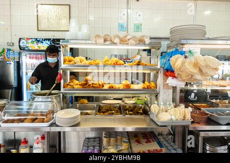 Mr Mamak Restaurant serviert indische muslimische Halal-Gerichte, Singapur Stockfoto