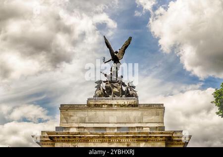 Wellington Arch alias Constitution Arch oder The Green Park Arch, London, Großbritannien Stockfoto