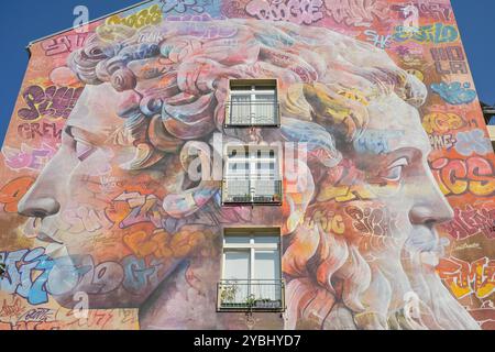 Wandbild, Fototapete von Pichiavo, Friedrichstraße 9, Kreuzberg, Friedrichshain-Kreuzberg, Berlin, Deutschland Stockfoto