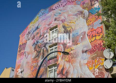 Wandbild, Fototapete von Pichiavo, Friedrichstraße 9, Kreuzberg, Friedrichshain-Kreuzberg, Berlin, Deutschland Stockfoto