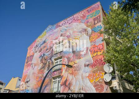 Wandbild, Fototapete von Pichiavo, Friedrichstraße 9, Kreuzberg, Friedrichshain-Kreuzberg, Berlin, Deutschland *** Fototapete von Pichiavo, Friedrichstraße 9, Kreuzberg, Friedrichshain Kreuzberg, Berlin, Deutschland Stockfoto