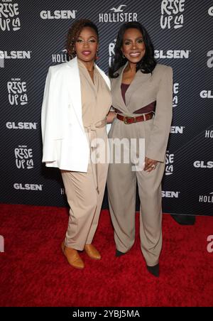 HOLLYWOOD, KALIFORNIEN - 18. OKTOBER: Melanie Willingham-Jaggers, Sheryl Lee Ralph bei GLSEN's Annual Rise Up LA Benefit für Sheryl Lee Ralph im NeueHouse am 18. Oktober 2024 in Hollywood, Kalifornien. Kredit Faye Sadou/MediaPunch Stockfoto