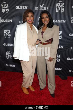HOLLYWOOD, KALIFORNIEN - 18. OKTOBER: Melanie Willingham-Jaggers, Sheryl Lee Ralph bei GLSEN's Annual Rise Up LA Benefit für Sheryl Lee Ralph im NeueHouse am 18. Oktober 2024 in Hollywood, Kalifornien. Kredit Faye Sadou/MediaPunch Stockfoto