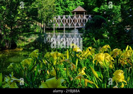 Frankreich, Indre-et-Loire (37), Amboise, Loire-Tal, das von der UNESCO zum Weltkulturerbe erklärt wurde, Schloss Clos Lucé, letzte Ruhestätte von Leonardo da Vinci Stockfoto