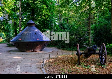 Frankreich, Indre-et-Loire (37), Amboise, Loire-Tal, das von der UNESCO zum Weltkulturerbe erklärt wurde, Schloss Clos Lucé, letzte Ruhestätte von Leonardo da Vinci Stockfoto