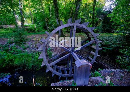 Frankreich, Indre-et-Loire (37), Amboise, Loire-Tal, das von der UNESCO zum Weltkulturerbe erklärt wurde, Schloss Clos Lucé, letzte Ruhestätte von Leonardo da Vinci Stockfoto