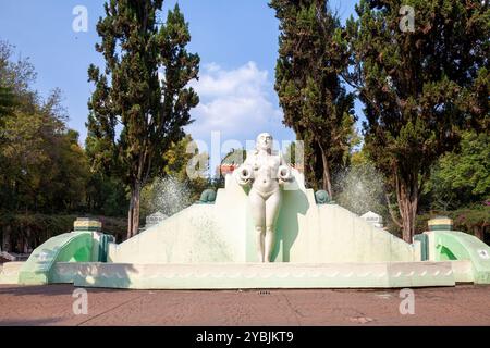 Fuente de los Cántaros im Parque Mexico in Mexiko-Stadt, Mexiko Stockfoto