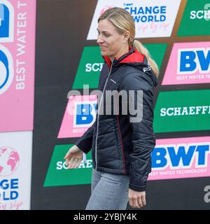 Hockenheim, Deutschland. Oktober 2024. Angelique Kerber (ehemalige Tennisspielerin), 19.10.2024, Hockenheim (Deutschland), Motorsport, DTM, Finale Hockenheimring 2024 Credit: dpa/Alamy Live News Stockfoto