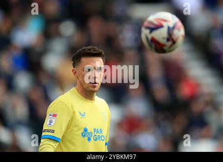 Deepdale, Preston, Großbritannien. Oktober 2024. EFL Championship Football, Preston North End gegen Coventry City; Preston North End Torhüter Freddie Woodman Credit: Action Plus Sports/Alamy Live News Stockfoto