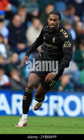 Deepdale, Preston, Großbritannien. Oktober 2024. EFL Championship Football, Preston North End gegen Coventry City; Haji Wright von Coventry City Credit: Action Plus Sports/Alamy Live News Stockfoto