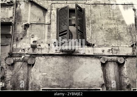 Rom, Italien. Architektur und Details der antiken Stadt. Stockfoto