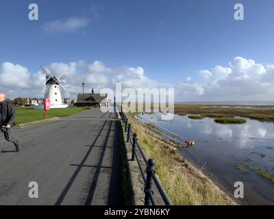 Lytham Windmill, Lytham St Annes, Fylde in Lancashire, England, Großbritannien Stockfoto