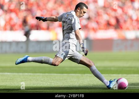 Porto Alegre, Brasilien. Oktober 2024. RS - PORTO ALEGRE - 10/19/2024 - BRASILIANISCHER A 2024, INTERNATIONAL x GREMIO - Marchesin, Gremio-Spieler während des Spiels gegen Internacional im Beira-Rio Stadion für die brasilianische A 2024 Meisterschaft. Foto: Liamara Polli/AGIF Credit: AGIF/Alamy Live News Stockfoto