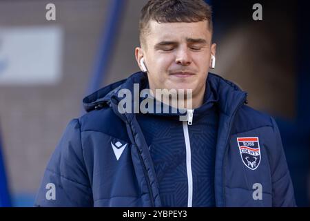 Perth, Schottland. Oktober 2024. Ronan Hale kommt zum William Hill SPFL Premiership Spiel zwischen St Johnstone und Ross County im McDiarmid Park. Quelle: Connor Douglas/Alamy Live News Stockfoto