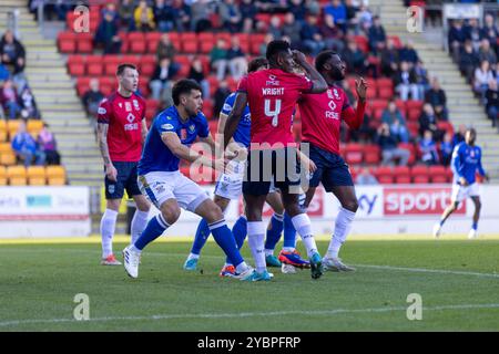 Perth, Schottland. Oktober 2024. Eine allgemeine Ansicht des William Hill SPFL Premiership Matches zwischen St Johnstone und Ross County im McDiarmid Park. Quelle: Connor Douglas/Alamy Live News Stockfoto