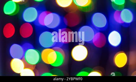 Unschärfe Bokeh Bunte Abstrakte Lichter Unscharfer Hintergrund Stockfoto