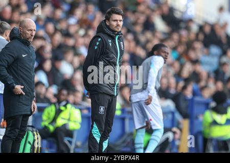 Sheffield, Großbritannien. Oktober 2024. Danny Rohl Manager von Sheffield Wednesday während des Sky Bet Championship Matches Sheffield Wednesday gegen Burnley in Hillsborough, Sheffield, Großbritannien, 19. Oktober 2024 (Foto: Alfie Cosgrove/News Images) in Sheffield, Großbritannien am 19. Oktober 2024. (Foto: Alfie Cosgrove/News Images/SIPA USA) Credit: SIPA USA/Alamy Live News Stockfoto