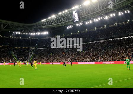 Das Allianz Stadion während des Spiels der Serie A zwischen Juventus FC und SS Lazio am 19. Oktober 2024 in Turin, Italien. Stockfoto