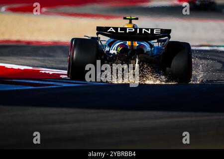 10 GASLY Pierre (fra), Alpine F1 Team A524, Action während des Formel 1 Pirelli United States Grand Prix 2024, 19. Runde der Formel 1 Weltmeisterschaft 2024 vom 18. Bis 20. Oktober 2024 auf dem Circuit of the Americas, in Austin, USA - Foto Antonin Vincent/DPPI Credit: DPPI Media/Alamy Live News Stockfoto