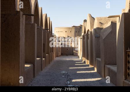 BAM Iran 21. September 2024: Die Zitadelle BAM in der Stadt BAM in der Provinz Kerman, Iran, ist das größte adobe-Gebäude der Welt und gehört zum UNESCO-Weltkulturerbe Stockfoto