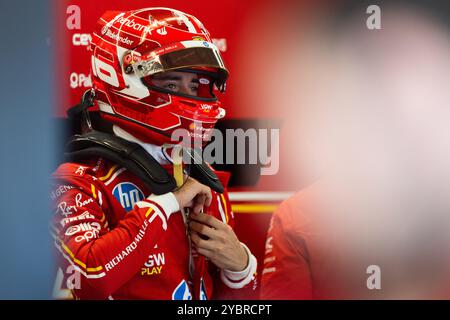 Austin, USA. Oktober 2024. Charles Leclerc (MON) Ferrari. 19.10.2024. Formel-1-Weltmeisterschaft, Rd 19, Grand Prix der Vereinigten Staaten, Austin, Texas, USA, Sprint und Qualifikationstag. Das Foto sollte lauten: XPB/Alamy Live News. Stockfoto