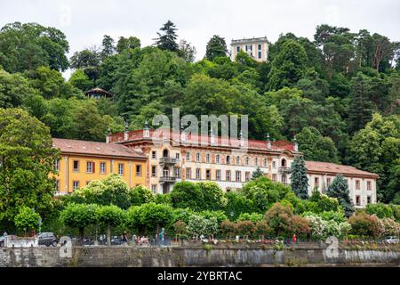 Das ehemalige Hotel Grande Bretagne in Bellagio, Italien, wird bald ein Ritz Carlton Hotel sein. Stockfoto