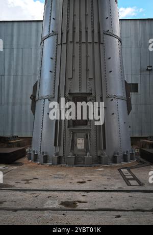 Details der White Bay Power Station, die als Kunstzentrum für Ausstellungs- und Veranstaltungsräume in Balmain, Sydney, restauriert wurde Stockfoto