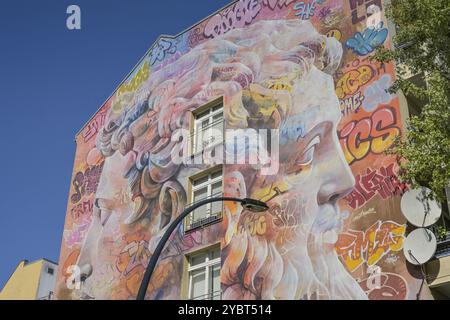 Fototapete von Pichiavo, Friedrichstrasse 9, Kreuzberg, Friedrichshain-Kreuzberg, Berlin, Deutschland, Europa Stockfoto