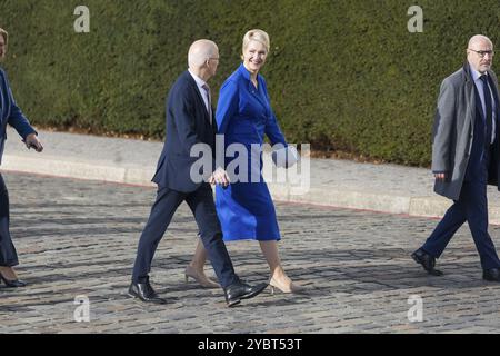 Peter Tschenscher (SPD, erste Bürgermeisterin von Hamburg) und Manuela Schwesig (SPD, Ministerpräsidentin von Mecklenburg-Vorpommern und jetzige Präsidentin o Stockfoto