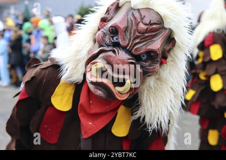 Große schwäbisch-alemannische Karnevalsparade Stockfoto