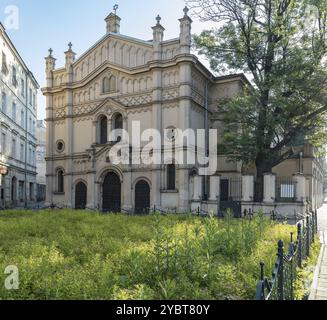 Die Tempel-Synagoge ist eine Synagoge in Krakau, Polen, im Stadtteil Kazimierz, Europa Stockfoto