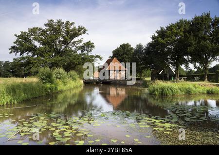 Die Oldemeule ist eine wunderschön gelegene Wassermühle auf dem Oelerbeek in der Gemeinde Hengelo Stockfoto